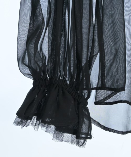 noir kei ninomiya（ノワールケイニノミヤ）カジュアルシャツ 黒 サイズ:XS レディース/2200671419028