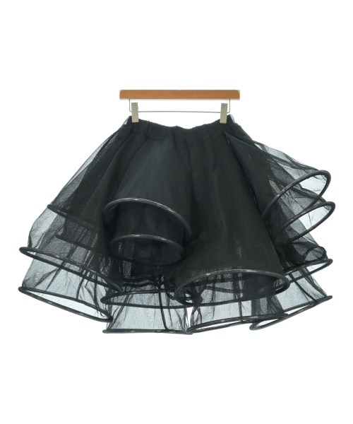 noir kei ninomiya（ノワールケイニノミヤ）ひざ丈スカート 黒 サイズ:XS レディース/2200671498054