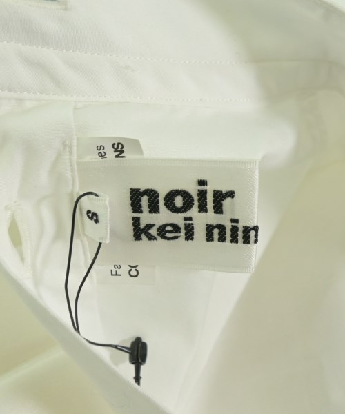 noir kei ninomiya（ノワールケイニノミヤ）カジュアルシャツ 白 サイズ:S レディース/2200672013089