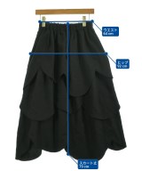 noir kei ninomiya（ノワールケイニノミヤ）ロング・マキシ丈スカート 黒 サイズ:XS レディース/2200729914017