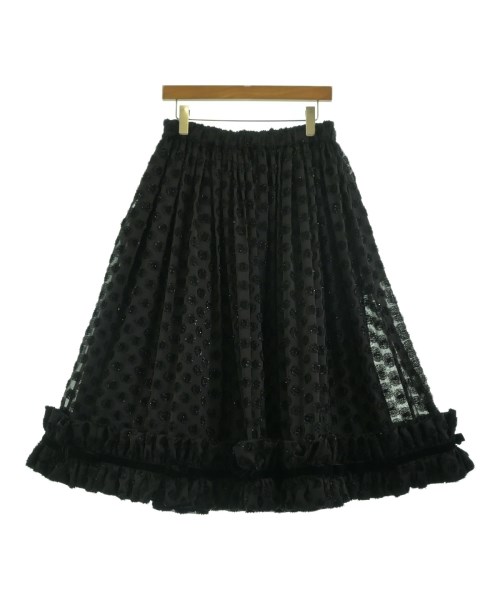 noir kei ninomiya（ノワールケイニノミヤ）ロング・マキシ丈スカート 黒 サイズ:S レディース/2200737105018