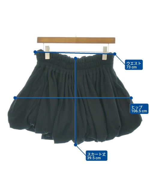 noir kei ninomiya（ノワールケイニノミヤ）ミニスカート 黒 サイズ:S レディース/2200736458061
