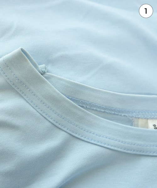 noir kei ninomiya（ノワールケイニノミヤ）Tシャツ・カットソー 青 サイズ:S レディース/2200720521207
