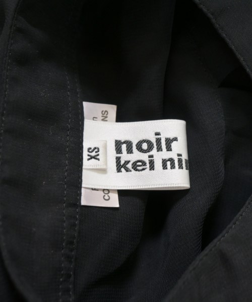 noir kei ninomiya（ノワールケイニノミヤ）カジュアルシャツ 黒 サイズ:XS レディース/2200721839011