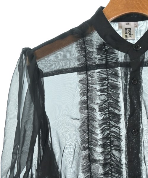 noir kei ninomiya（ノワールケイニノミヤ）カジュアルシャツ 黒 サイズ:XS レディース/2200721839011