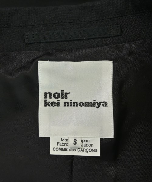 noir kei ninomiya（ノワールケイニノミヤ）テーラードジャケット 黒 サイズ:S レディース/2200723864028