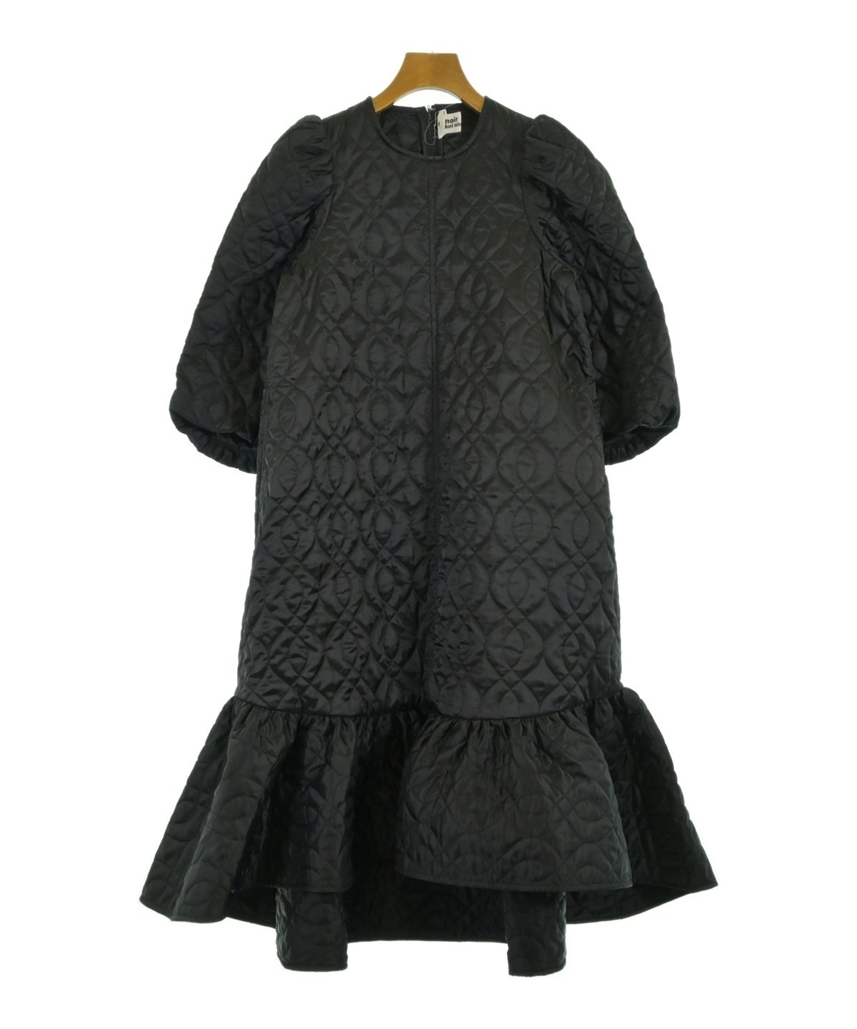 Kei Ninomiya新品タグ付きサイズM AW24 ブラック ワンピース noir kei ninomiya（ノワールケイニノミヤ）ワンピース 黒 サイズ:XS