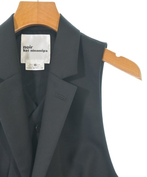 noir kei ninomiya（ノワールケイニノミヤ）ベスト 黒 サイズ:XS レディース/2200727547040