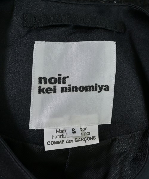 noir kei ninomiya（ノワールケイニノミヤ）ノーカラージャケット 黒 サイズ:S レディース/2200683167023