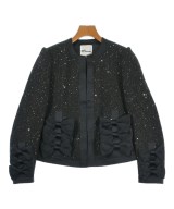noir kei ninomiya（ノワールケイニノミヤ）ノーカラージャケット 黒 サイズ:S レディース/2200683167023