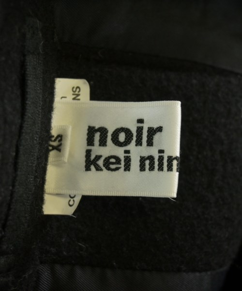 noir kei ninomiya（ノワールケイニノミヤ）ステンカラーコート 黒 サイズ:XS レディース/2200684622019