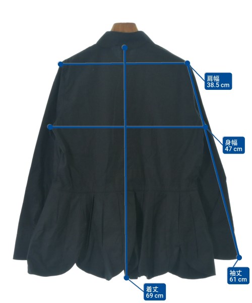 noir kei ninomiya（ノワールケイニノミヤ）カジュアルシャツ 黒 サイズ:S レディース/2200684706030