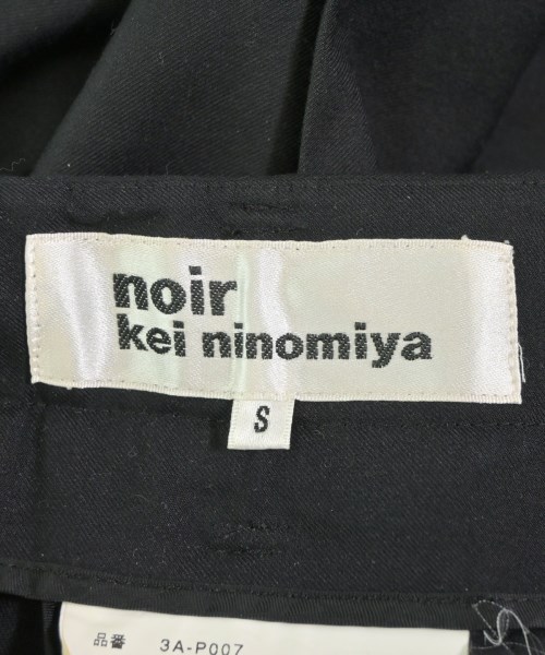 noir kei ninomiya（ノワールケイニノミヤ）スラックス 黒 サイズ:S レディース/2200684094038