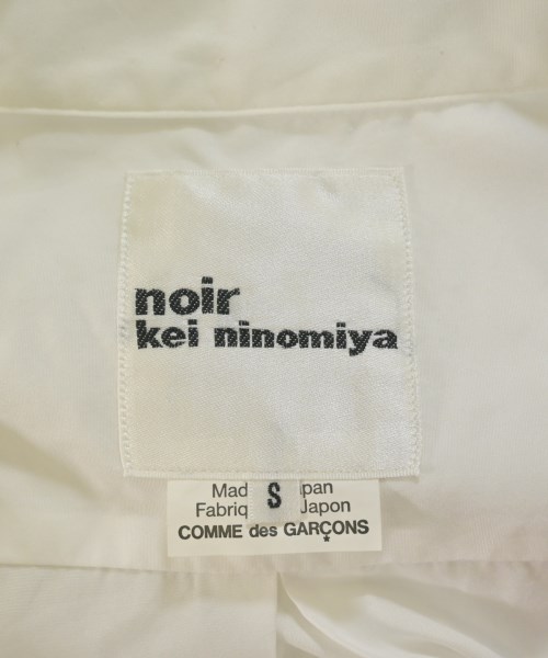noir kei ninomiya（ノワールケイニノミヤ）カジュアルシャツ 白 サイズ:S レディース/2200683797053