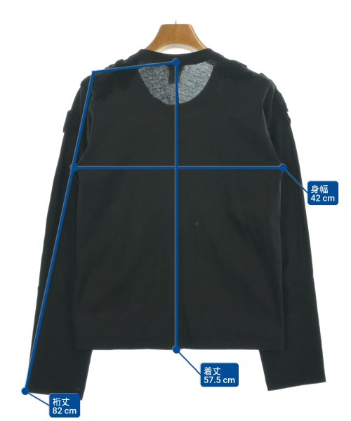 noir kei ninomiya（ノワールケイニノミヤ）Tシャツ・カットソー 黒 サイズ:S レディース/2200689459023