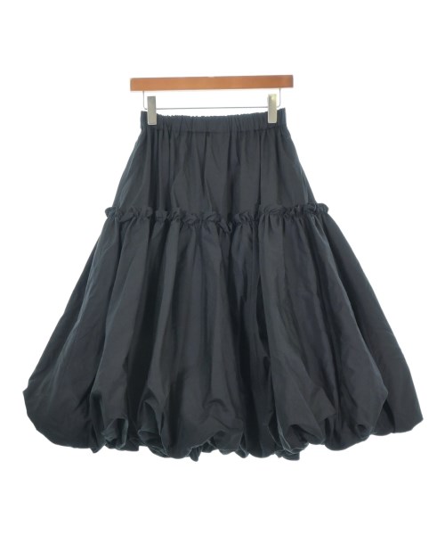 noir kei ninomiya(ノワール　ケイ　ニノミヤ)ひざ丈スカート 黒 サイズ:XS/2200691088013