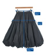 noir kei ninomiya（ノワールケイニノミヤ）ひざ丈スカート 黒 サイズ:XS レディース/2200691088013