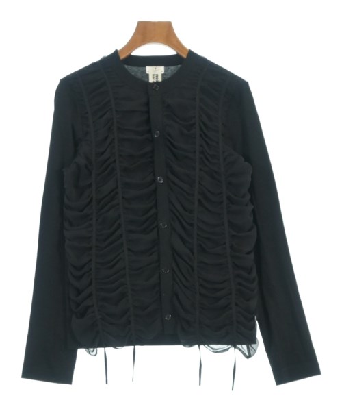 noir kei ninomiya(ノワール　ケイ　ニノミヤ)ブラウス 黒 サイズ:S/2200691088082
