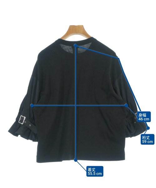 noir kei ninomiya（ノワールケイニノミヤ）Tシャツ・カットソー 黒 サイズ:XS レディース/2200691088099