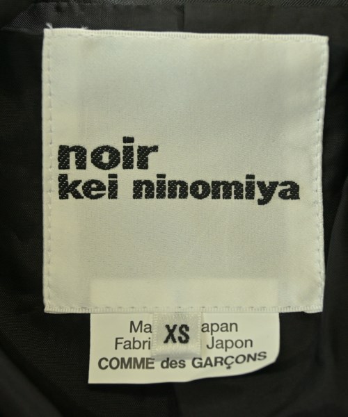 noir kei ninomiya（ノワールケイニノミヤ）カジュアルジャケット 黒 サイズ:XS レディース/2200691088129