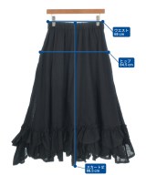 noir kei ninomiya（ノワールケイニノミヤ）ロング・マキシ丈スカート 黒 サイズ:XS レディース/2200691519036