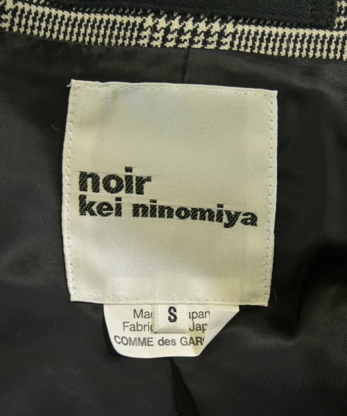 noir kei ninomiya（ノワールケイニノミヤ）カジュアルジャケット 黒 サイズ:S レディース/2200691561066