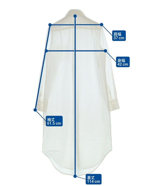 ORGANIC by JOHN PATRICK（オーガニックバイジョンパトリック）シャツワンピース 白 サイズ:XS レディース/2200624616061