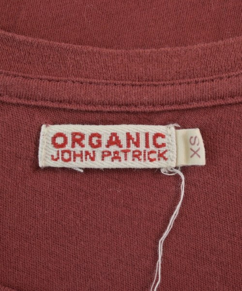 ORGANIC by JOHN PATRICK（オーガニックバイジョンパトリック）Tシャツ・カットソー 赤 サイズ:XS レディース/2200682139090