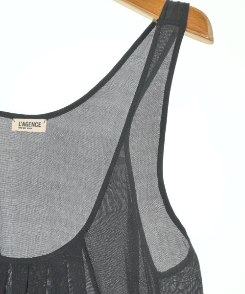 L'AGENCE（ラジャンス）カジュアルシャツ 黒 サイズ:1(S位) レディース/2200657571085