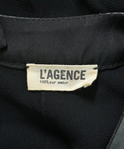 L'AGENCE（ラジャンス）ワンピース 黒 サイズ:4(XL位) レディース/2200648589051