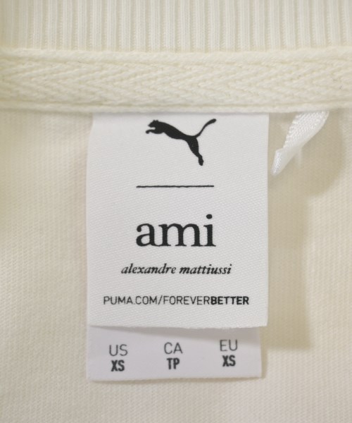 ami（アミ）Tシャツ・カットソー 白 サイズ:XS メンズ/2200641125034
