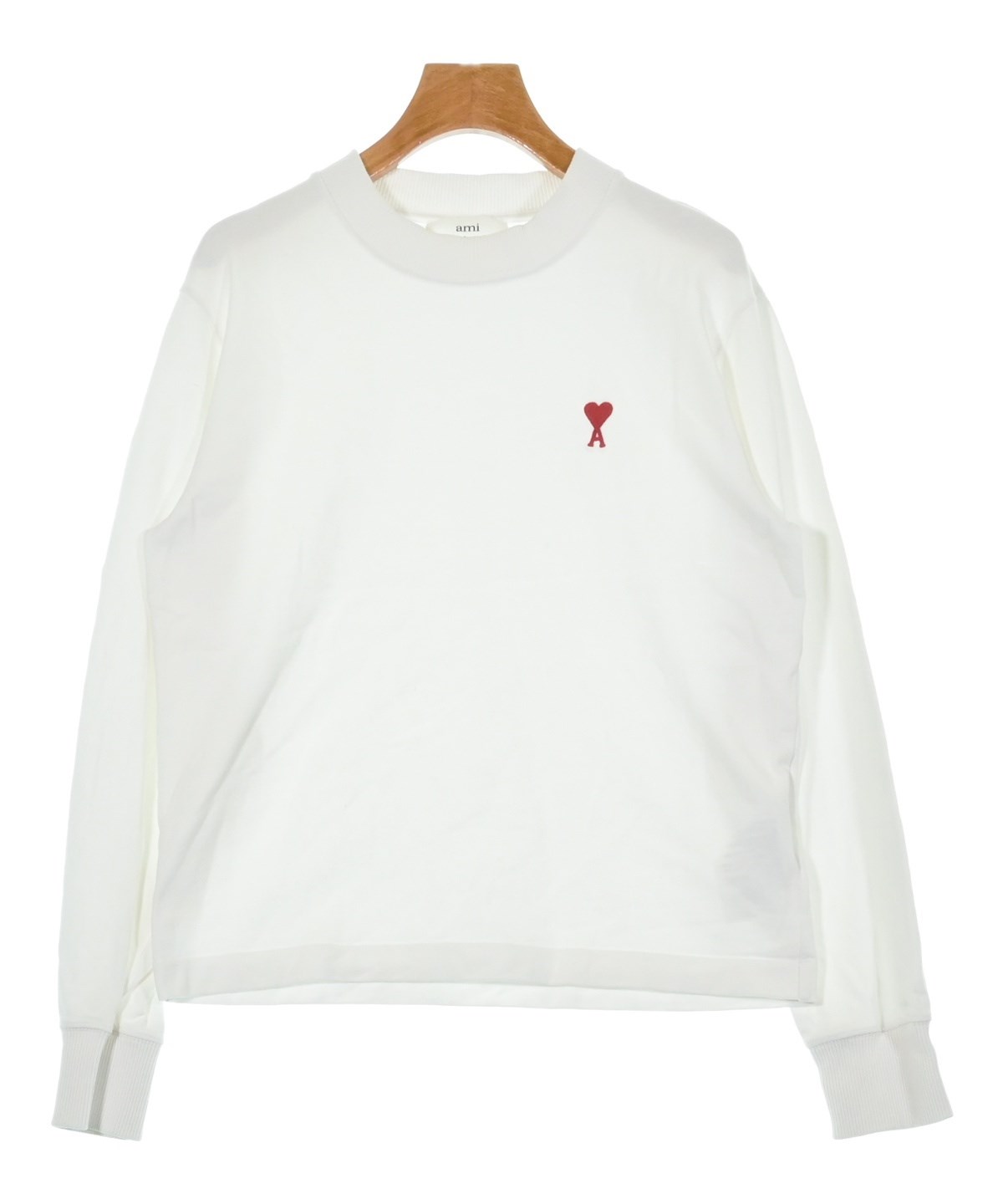 ami アミ Tシャツ・カットソー レディース 【古着】【中古】 ami（アミ）Tシャツ・カットソー 白 サイズ:XS レディース