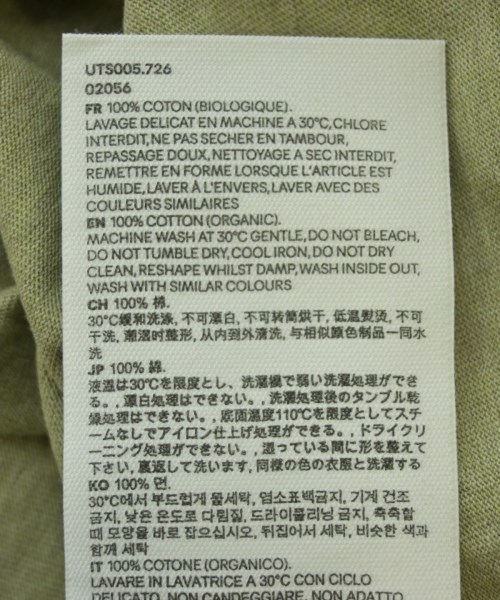 ami（アミ）Tシャツ・カットソー カーキ サイズ:S メンズ/2200590199025