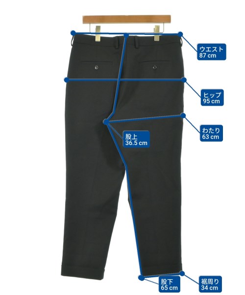 ami（アミ）スラックス 黒 サイズ:42(XS位) メンズ/2200622570068