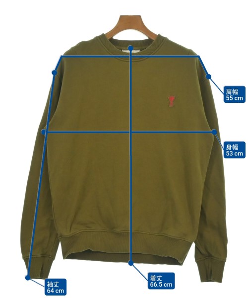 ami（アミ）スウェット カーキ サイズ:-(XL位) メンズ/2200630632024