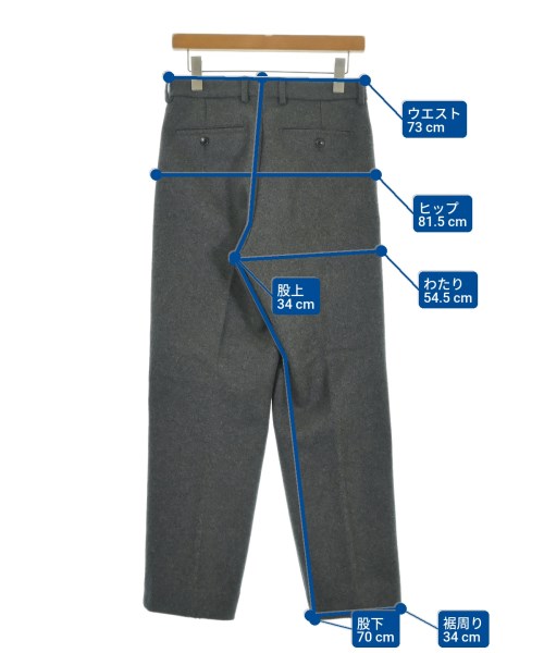 ami（アミ）スラックス グレー サイズ:34(XXS位) メンズ/2200619448011