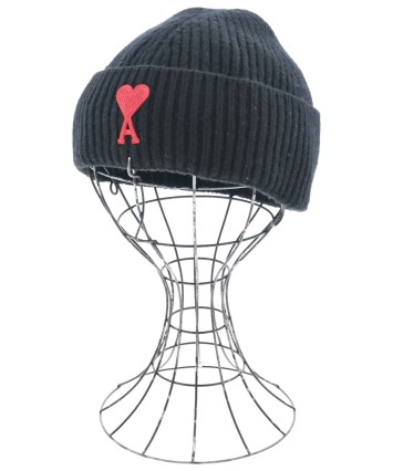 ami（アミ）ニットキャップ・ビーニー 黒 サイズ:U メンズ