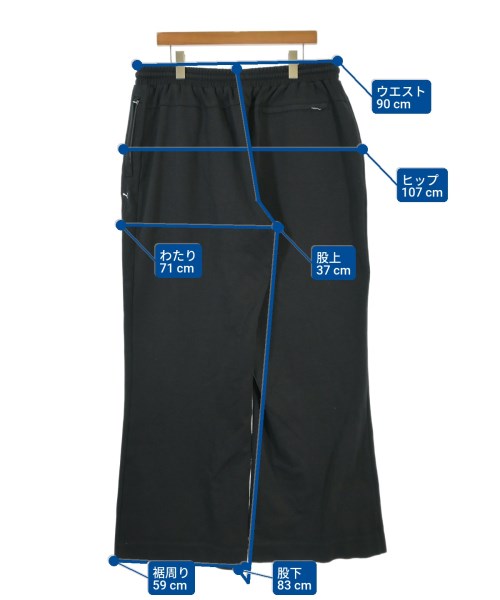 ami（アミ）スウェットパンツ 黒 サイズ:XL メンズ/2200677333014