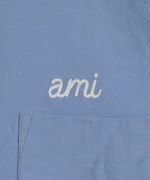 ami（アミ）カジュアルシャツ 青 サイズ:XS メンズ/2200681381018