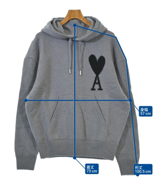 ami（アミ）ニット・セーター グレー サイズ:M メンズ/2200655427100