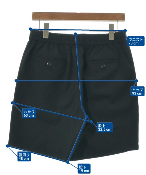 ami（アミ）ショートパンツ 黒 サイズ:38(S位) メンズ/2200656716111