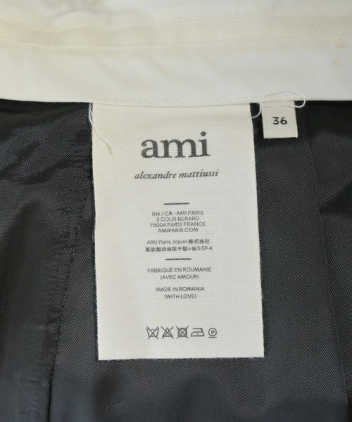 ami（アミ）スラックス 黒 サイズ:36(XS位) レディース/2200661504031