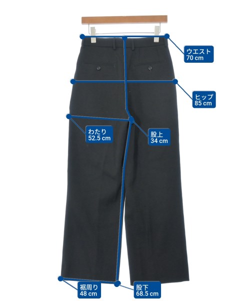 ami（アミ）スラックス 黒 サイズ:36(XS位) レディース/2200661504031