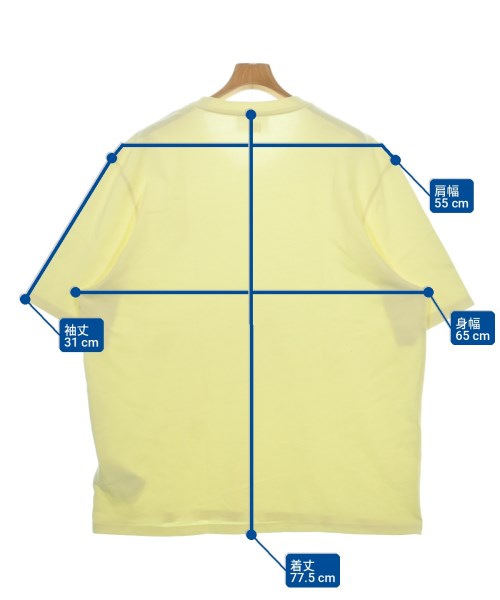 ami（アミ）Tシャツ・カットソー 黄 サイズ:XXXL メンズ/2200714956077