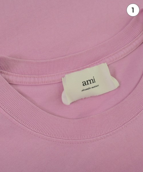 ami（アミ）Tシャツ・カットソー ピンク サイズ:L メンズ/2200715332030