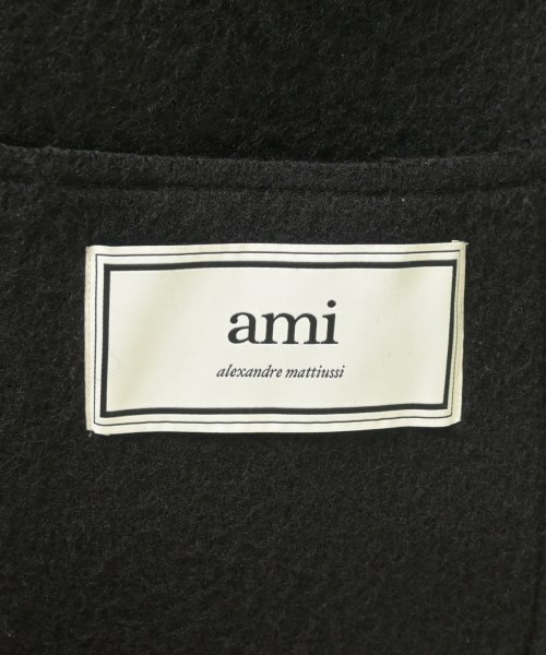 ami（アミ）ステンカラーコート 黒 サイズ:S メンズ/2200645603064