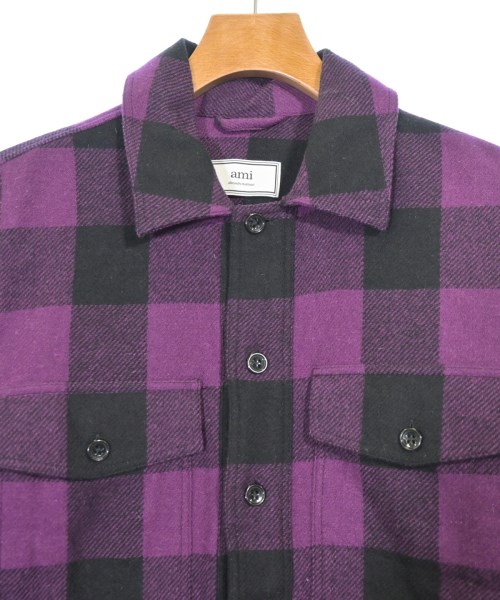 ami（アミ）カジュアルシャツ 紫 サイズ:37(M位) メンズ/2200646591049