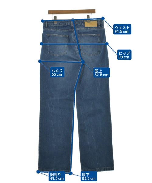 ami（アミ）デニムパンツ 青 サイズ:35(XL位) メンズ/2200647073117