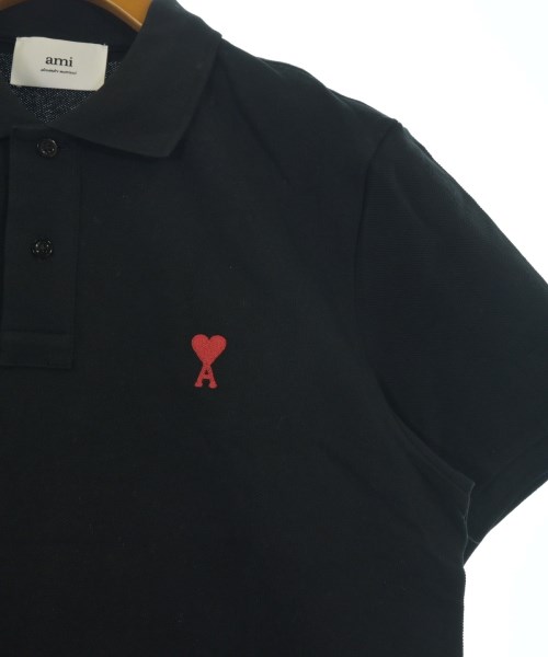 ami（アミ）ポロシャツ 黒 サイズ:L メンズ/2200647159163