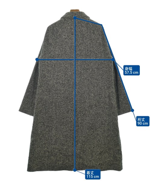 ami（アミ）ステンカラーコート グレー サイズ:50(XL位) メンズ/2200647171011